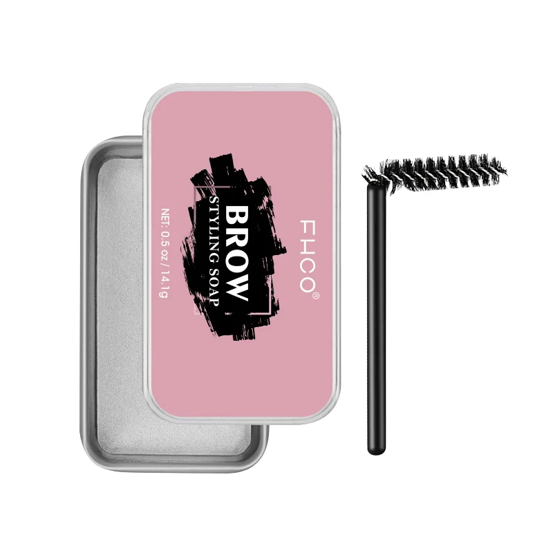 Custom Eyebrow Gel Wax Brow Soap Lift Tint Eyebrow Enhancer Natural Makeup Private Label Soap Eyebrow Makeup