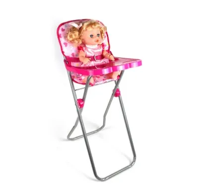 Transportation toy play house doll accessory trojan horse cradle bed pillow quilt dining table medical supplies trolley set toy