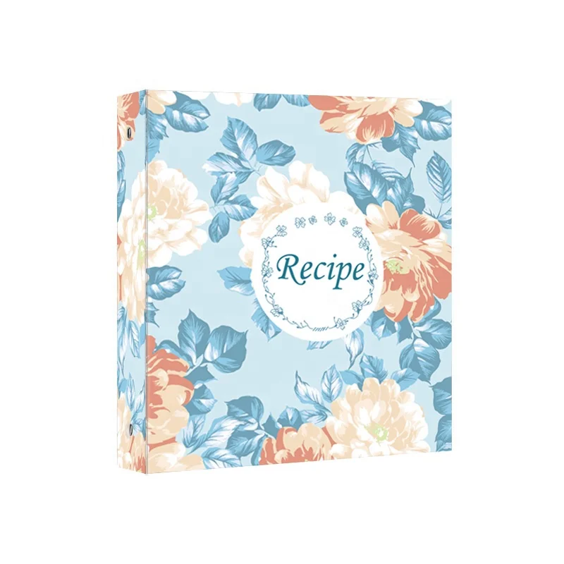 8.5 x 9.5 inch  Recipe binder set diy Recipe Book Binder