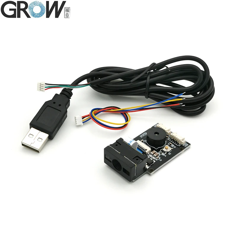 GROW GM65 Fast Speed 1D 2D USB UART Barcode Scanner Module For Android Arduino