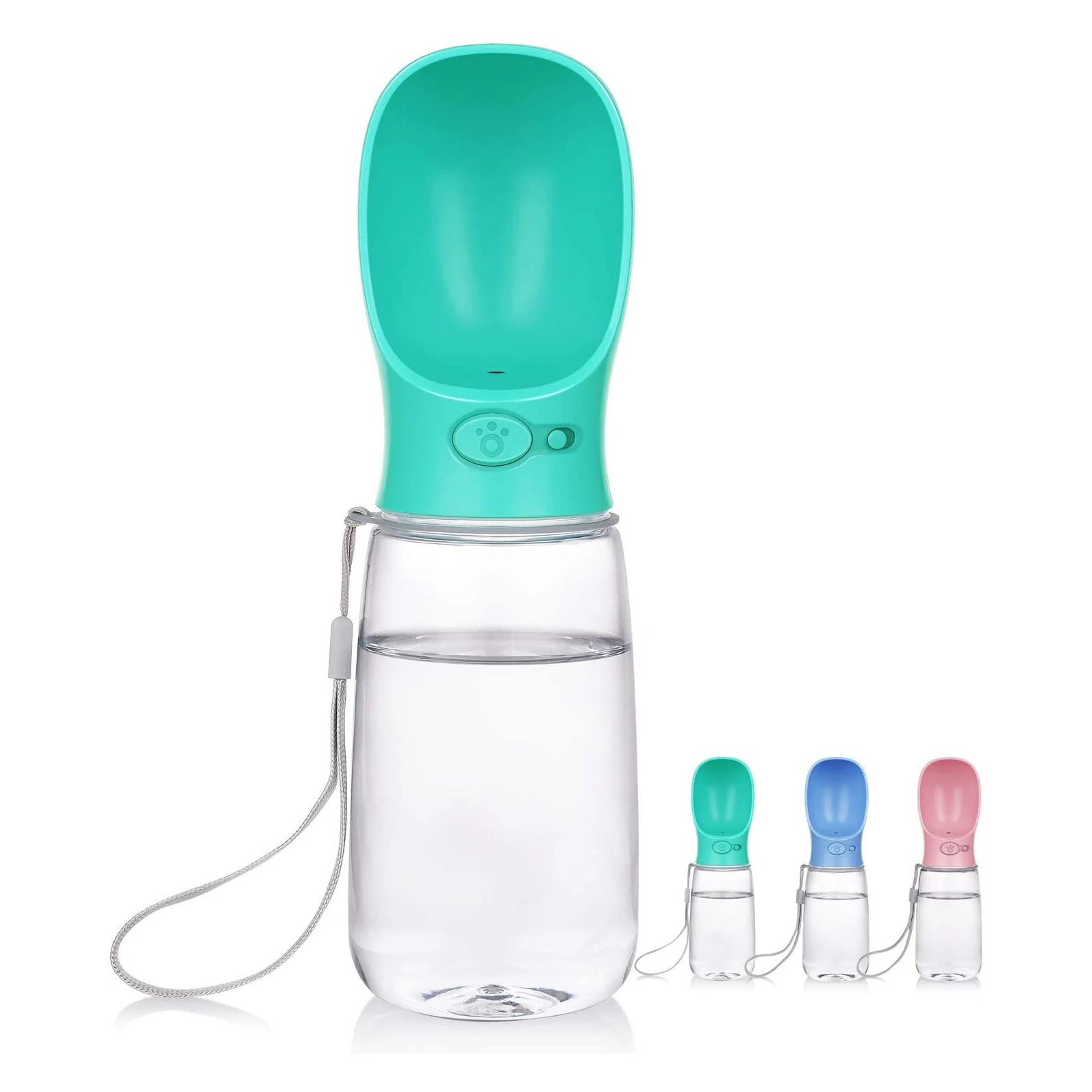 Portable Travel Pet Bowl Leak-Proof Plastic Water Dispenser for Walking Puppies Wholesale Pet Water Bottle