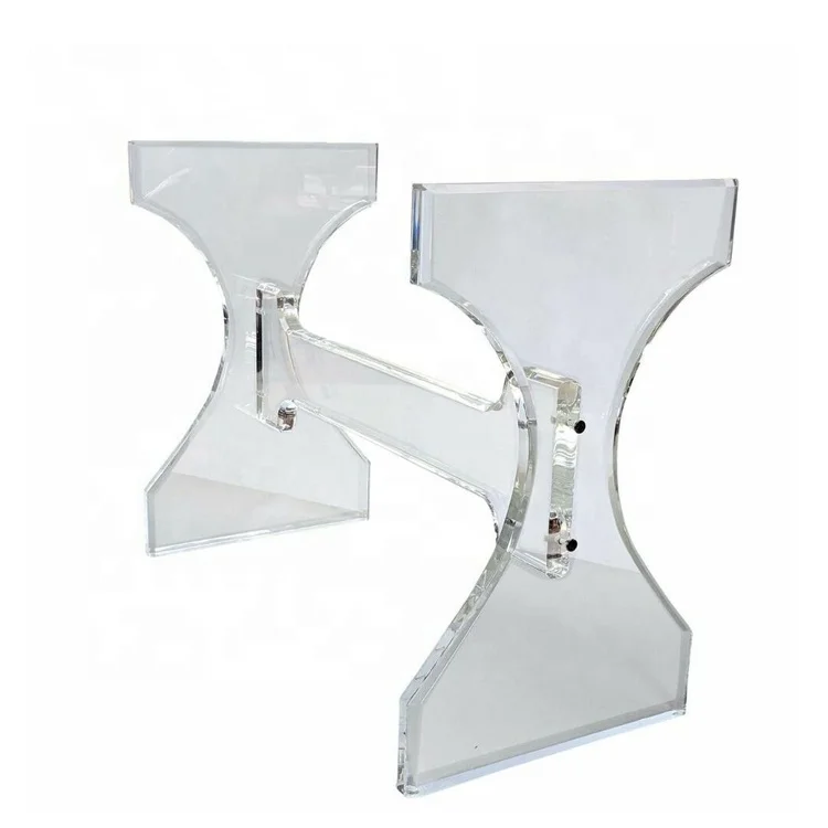 Ножки для обеденного стола Lucite Plinth шкафа журнального столика прозрачные акриловые ножки
