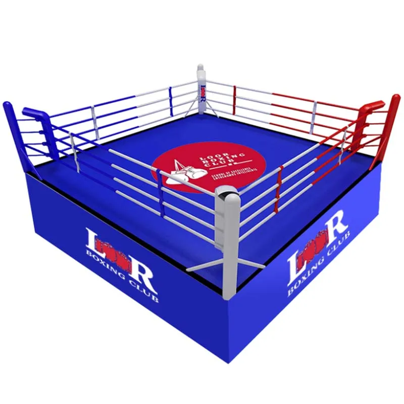 AIDONG custom outdoor raised sports ring boxe usato/ MMA ring cage/ kickboxing / wrestling boxing ring used