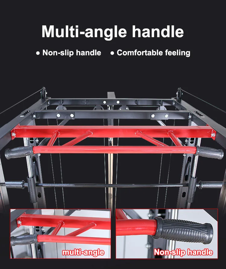 High Quality Multi-Function Station Fitness Equipment Rack and Smith Machine Squat Rack Power Rack for Gym Home
