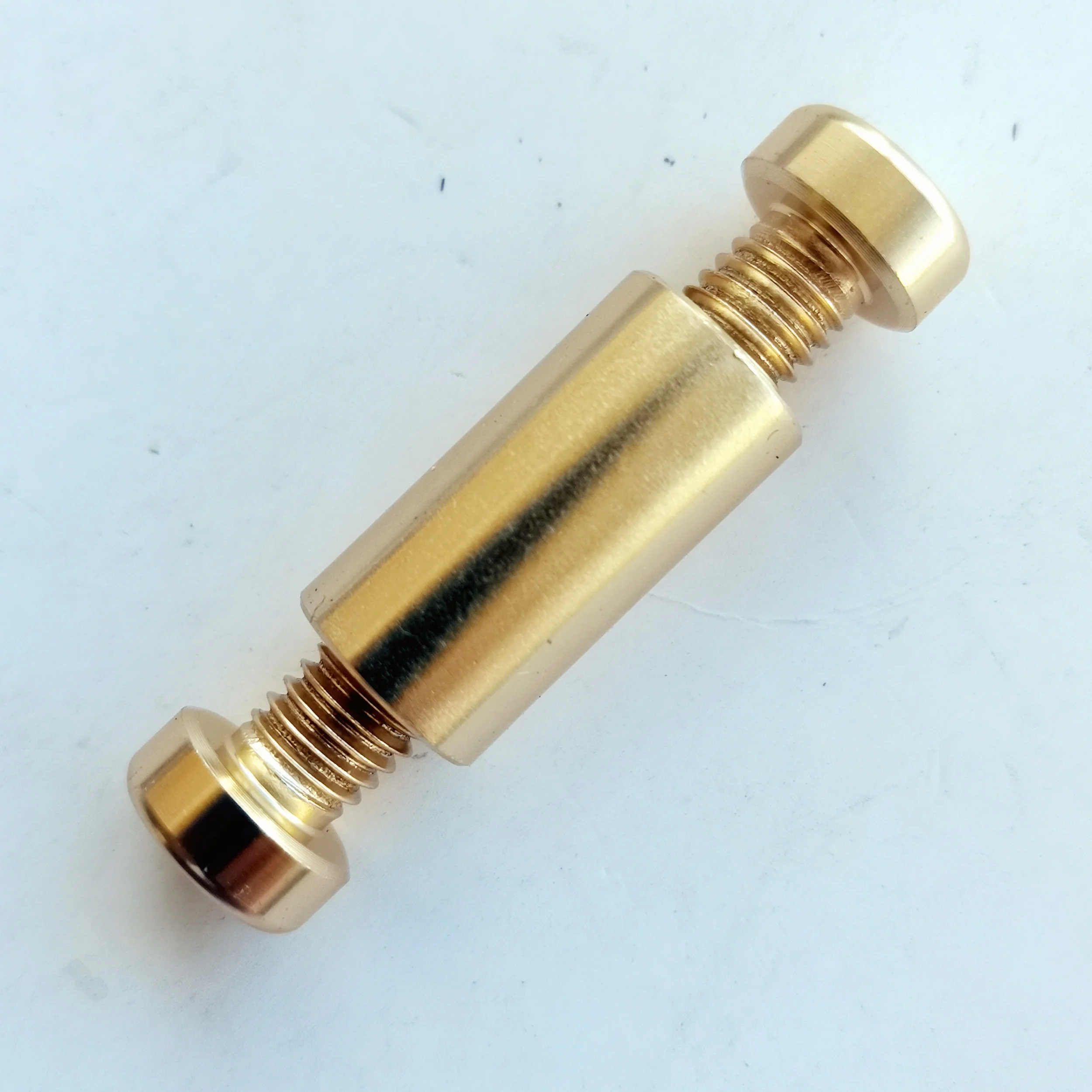 Factory Supply Double Head Sign Standoff Screws Aluminium Standoff Spacers Acrylic Sign Holder Aluminium Anodized Standoff