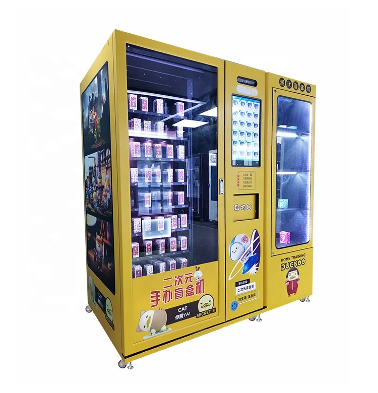 Hot sale christmas gift smart vending machine toys mystery box vending machine touch screen in the mall