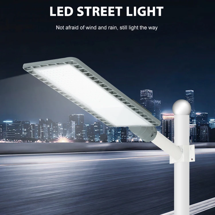 Efficient Outdoor Waterproof IP65 Street Lamp with Adjustable Angle 50w 100w 150w 200w Aluminum Led Road Light