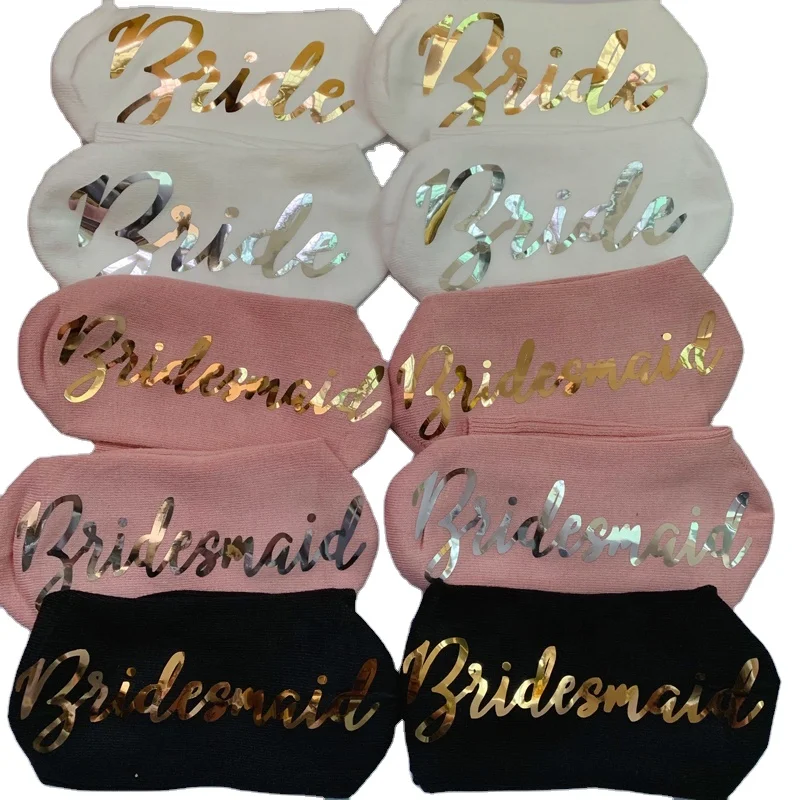 Custom Personalized bridal socks bride socks bridesmaid socks