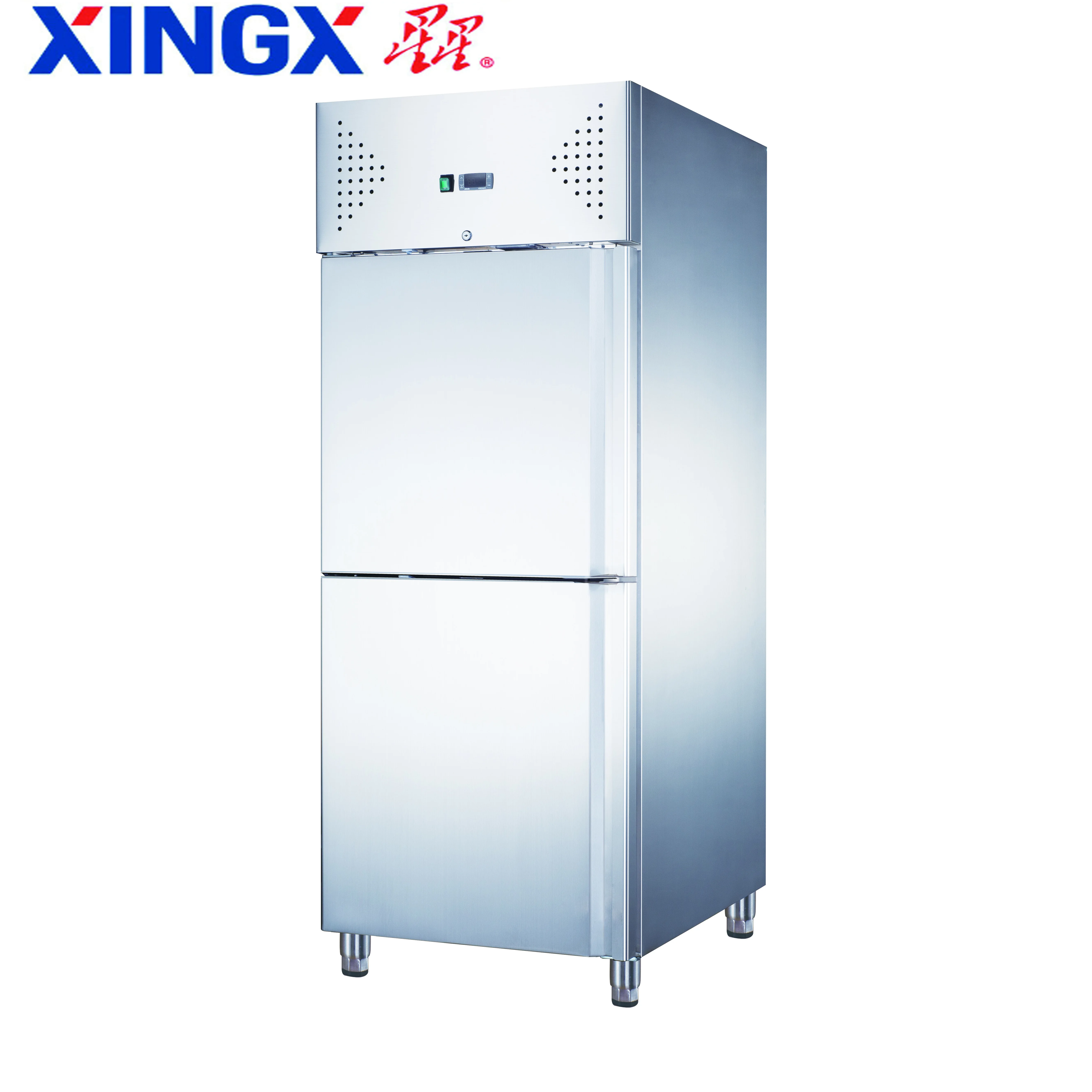 Профессиональное Точило для кухонных холодильник крепкой дверью/стекло door_GX-GN650 серия-паяный пластинчатый теплообменник холодильного оборудования