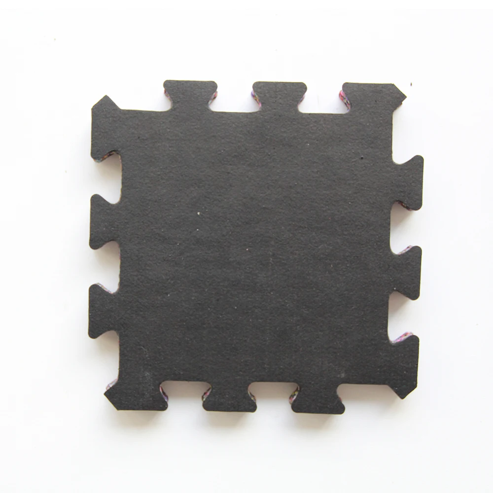 
20mm commercial anti slip fitness heavy duty interlocking gym EPDM rubber flooring tiles 