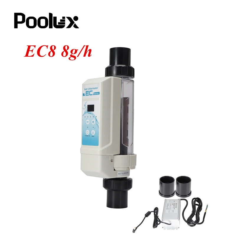 2024 Poolux High Quality Swimming Pool Disinfection System Salt Chlorine Generator Cell Salt Chlorinator Pool Accessories