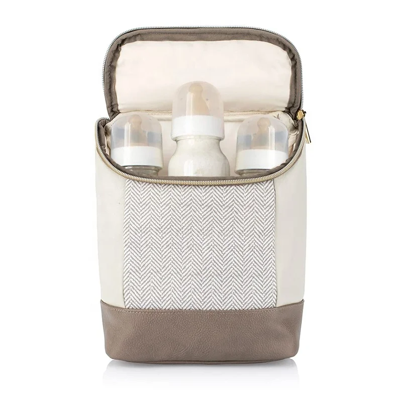 Thermal Fashionable Baby Bottles Multi Function Cooler Tote Bag