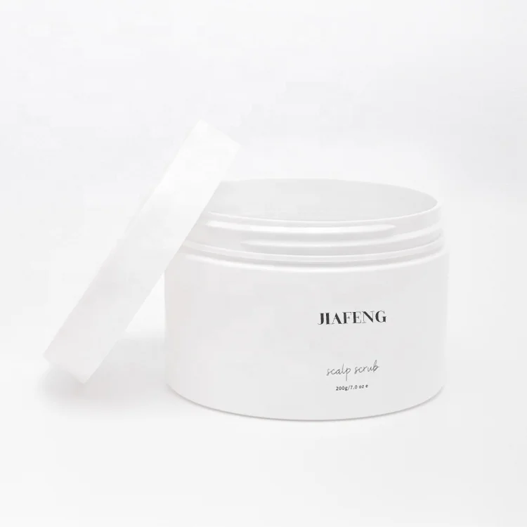 100ml 120ml 4oz 200ml 300ml body scrub jar matte white container jars plastic