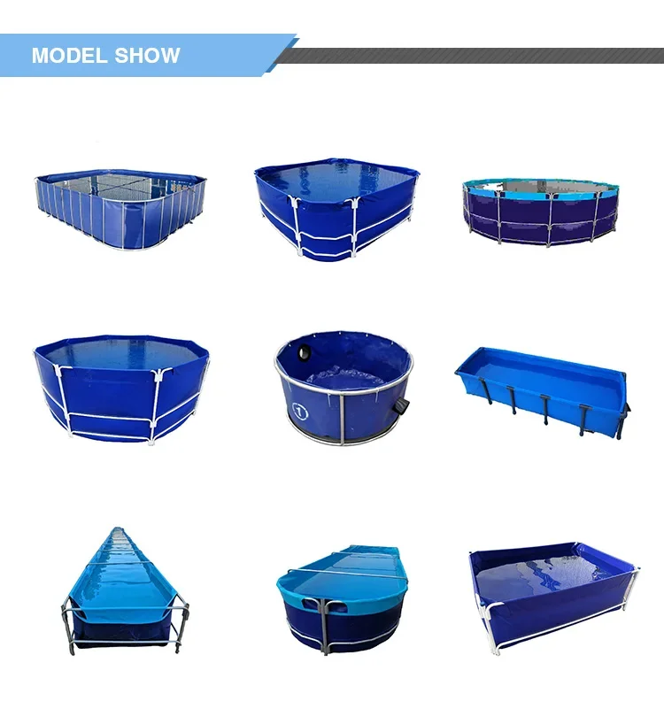 Laminated technology & Hot-melt Coating technology  High quality galvanized pipe round fish pond   Customizable size