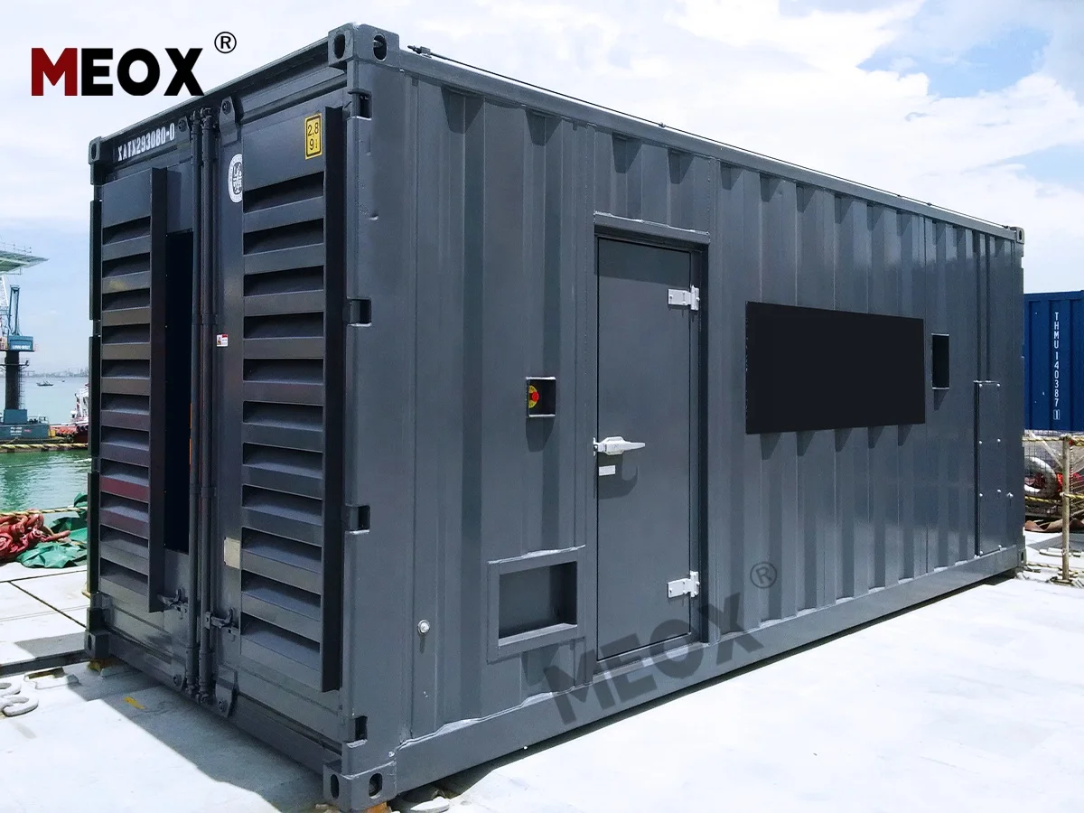 20ft shipping containers with electrical switch gears and control systems power generation generator container