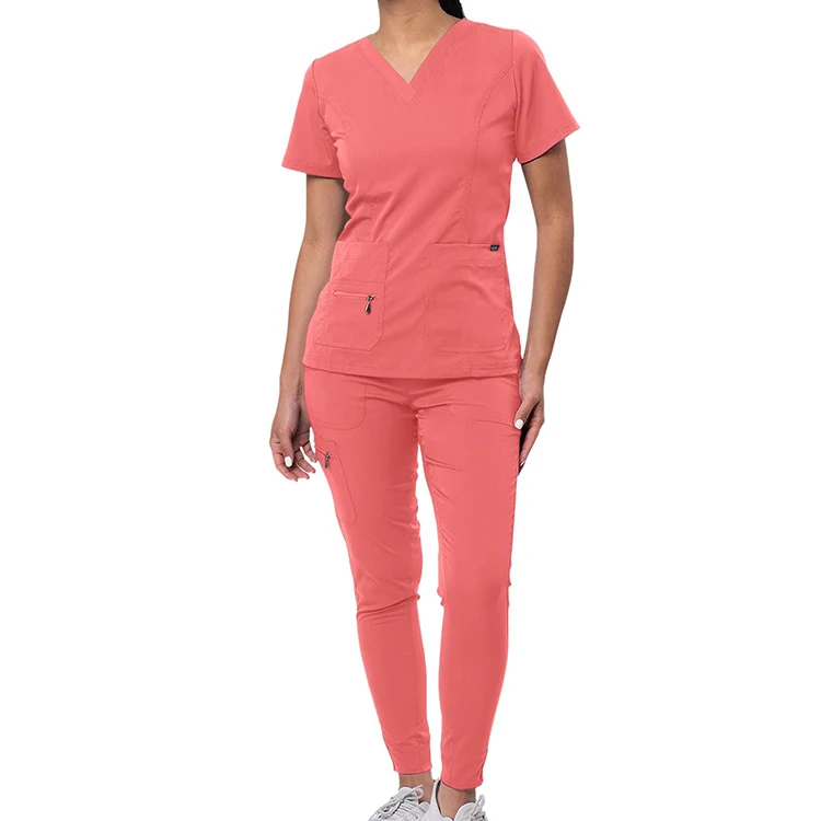 Design Your Own Scrubs Doctors Hospital Scrubs Dental Clinic Workwear Short Sleeve Work Suits Beauty Set Medical Uniform Scrub
