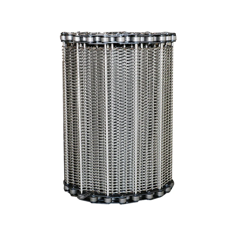 Food Grade Stainless Steel Wire Mesh Conveyor Belts Chain Link Conveyor Belt