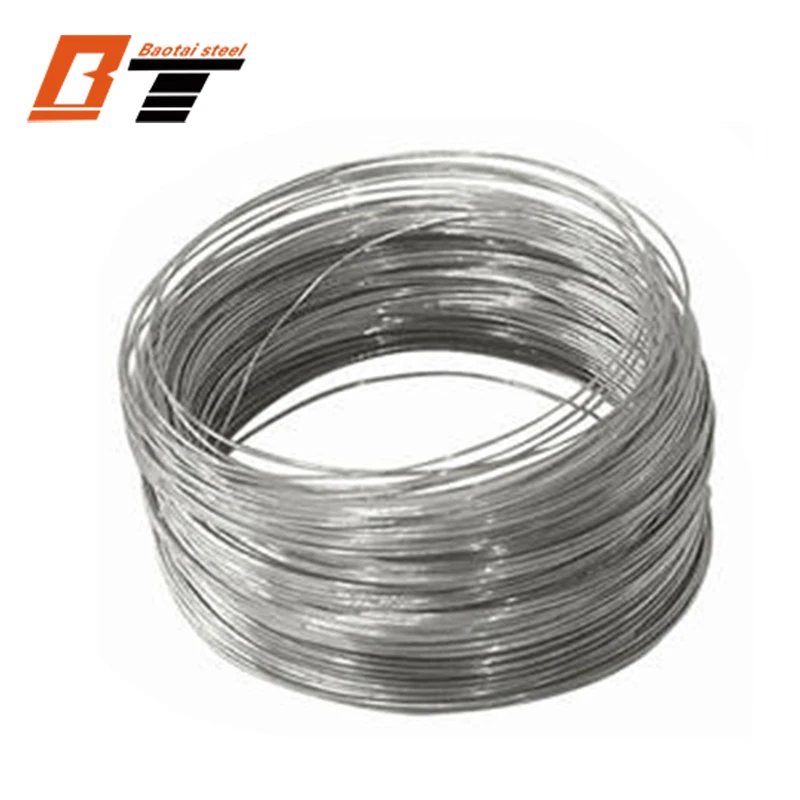 0,8 мм-5,5 мм железная проволока с цинковым покрытием горячего погружения для сада, металлическая решетка, гальванизированная связующая проволока, плоская проволока для резки
