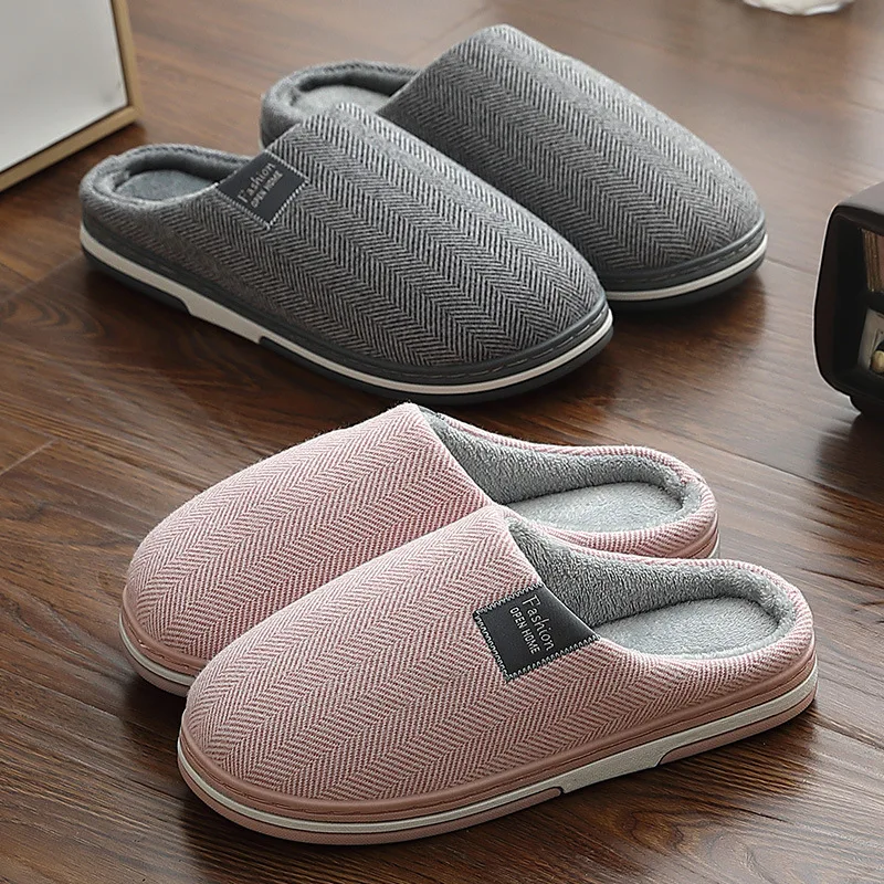 China Manufactory Autumn And Winter Bottom Soft Non-slip Indoor Cotton Slippers