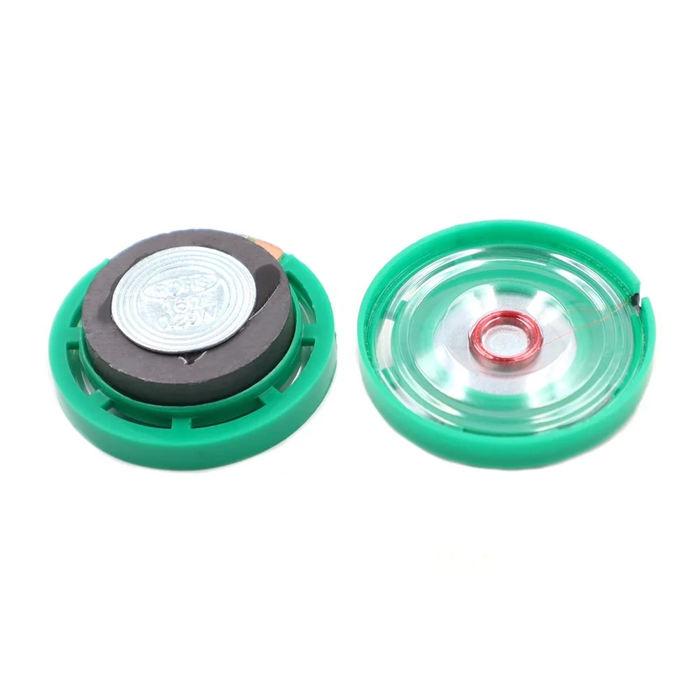 29mm 16R 0.25 Watt Eco-friendly Plastic Shell External Magnetic Speaker 16 Ohm 0.25w Speakers Suitable For Doorbell Intercom