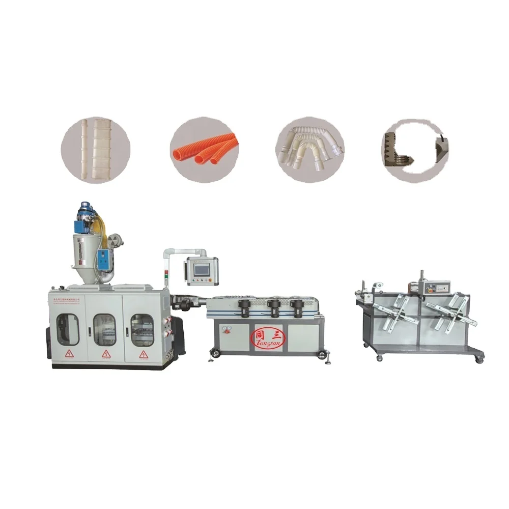 High Speed Forming Machine 5-13mm Corrugated Plastic Pipe Machine PP/PE/PA/EVA Single Wall Corrugated Pipe Production Line