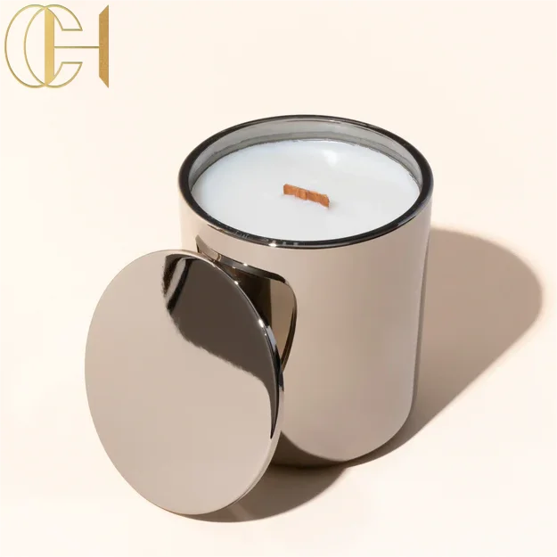 C&H Manufacturer Wholesale Price For Business Colorful Vessels With Lid Scented Candle