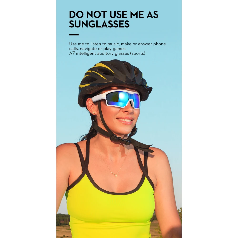Wireless Smart Sport Polarized Sunglasses Audio Glasses Headsets Waterproof Cycling Smart Sunglasses