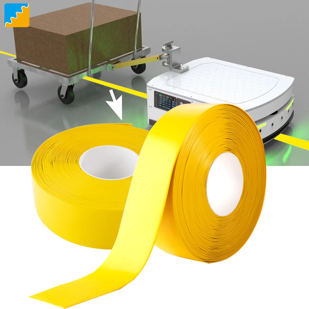 Напольная Магнитная направляющая Защитная Клейкая Лента Agv 50 мм, магнитная лента Agv 6x10 мм, гибкая лента, рулон магнитной ленты для Agv Guide