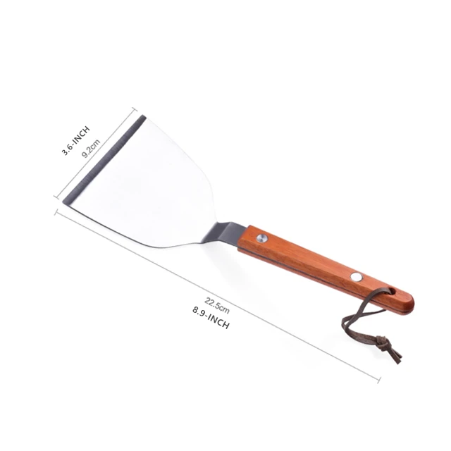 BQ-2348 Large Barbecue Hamburger Turner Stainless Steel Burger Flipper