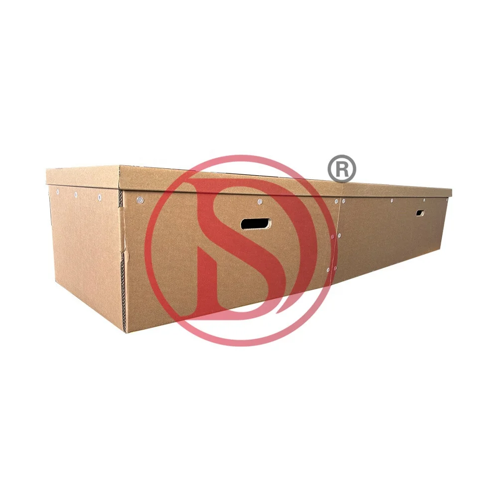 European Style Recyclable Cardboard Coffin Environmentally Friendly Paper Body Cover for Adult Cremation
