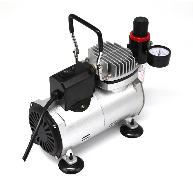 Mini tattoo/airbrush compressor with colling fan TC-18F