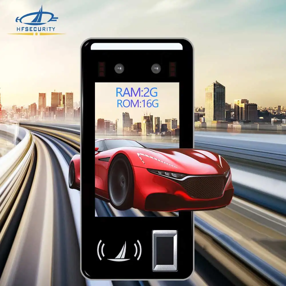 Android 4G Fingerprint Time Recording NFC Card Face Recognition Machine for School with SMS FR05 HFSecurity