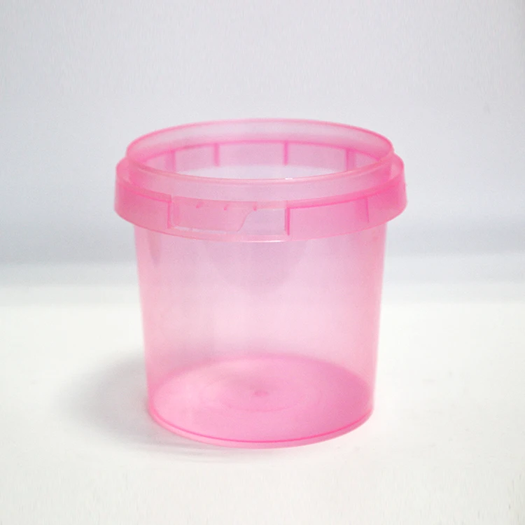 Food Grade barrels Factory Price 1L To 20L Transparent Plastic buckets Wholesale 5 gallon Plastic Bucket with Lid