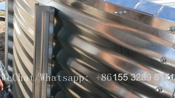 silo stiffener forming machine / Omega Channel Machine U Z C shaped Purline Processing Machine Automatic High Speed