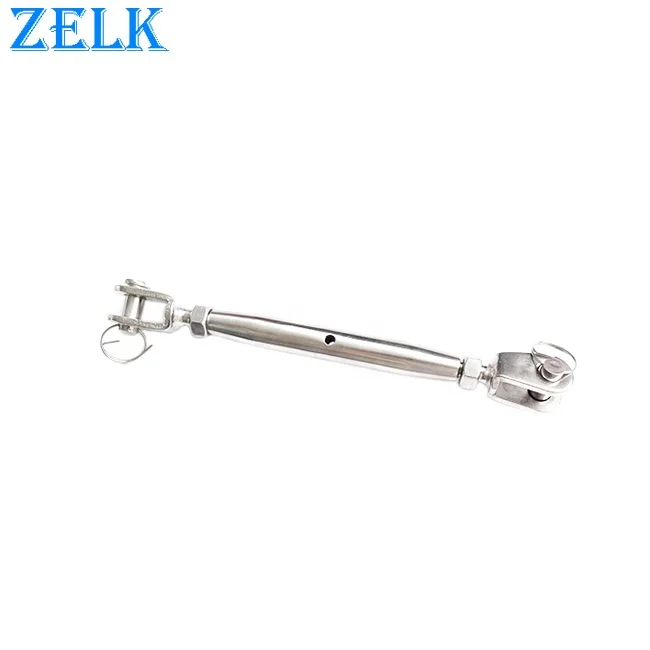High Polished SUS304 316 Stainless Steel Rigging Screw And Tensioners  Closed Body Jaw Jaw Turnbuckles