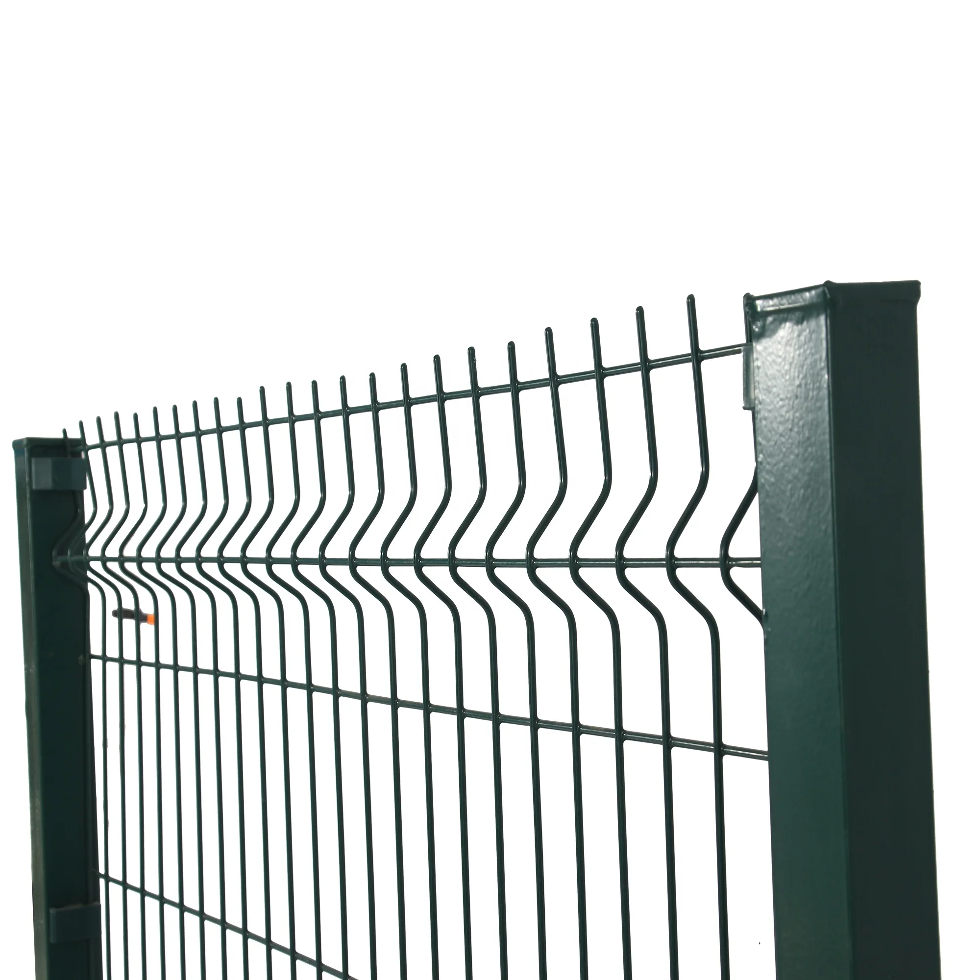Best Price 3D Curved Welded Wire Mesh Garden Fence Decorative Cheap 3D Curved Fence Panel  Coated Farm climbing plants Fence