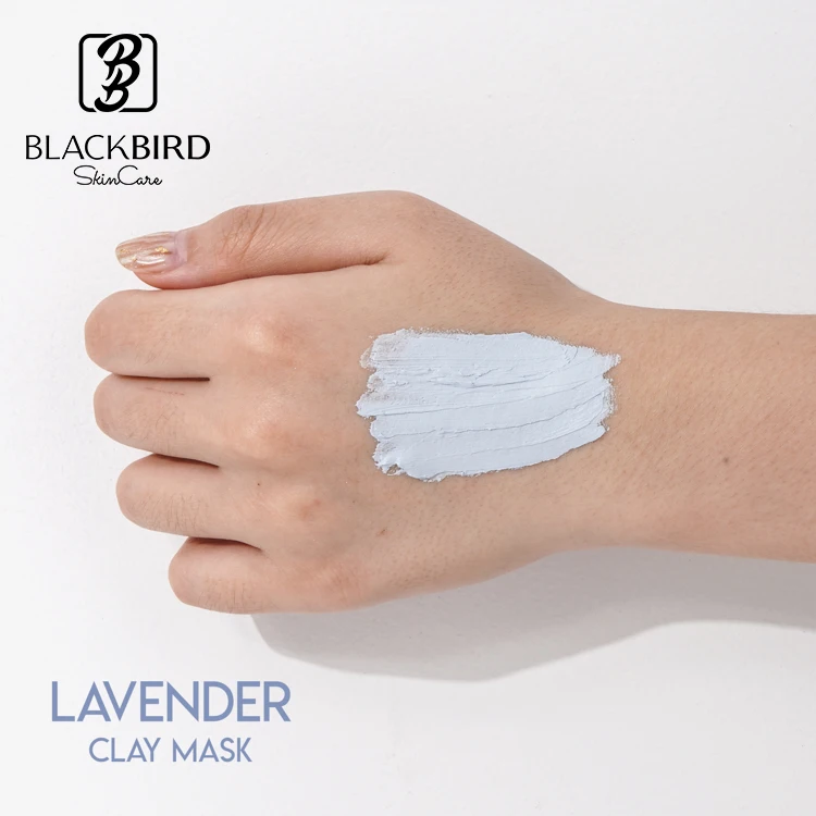Private Label OEM/ODM Whitening Nourishing Clay Mud Mask Pore Cleaner Face Mud Mask Organic Moisturizing Lavender Face Clay Mask
