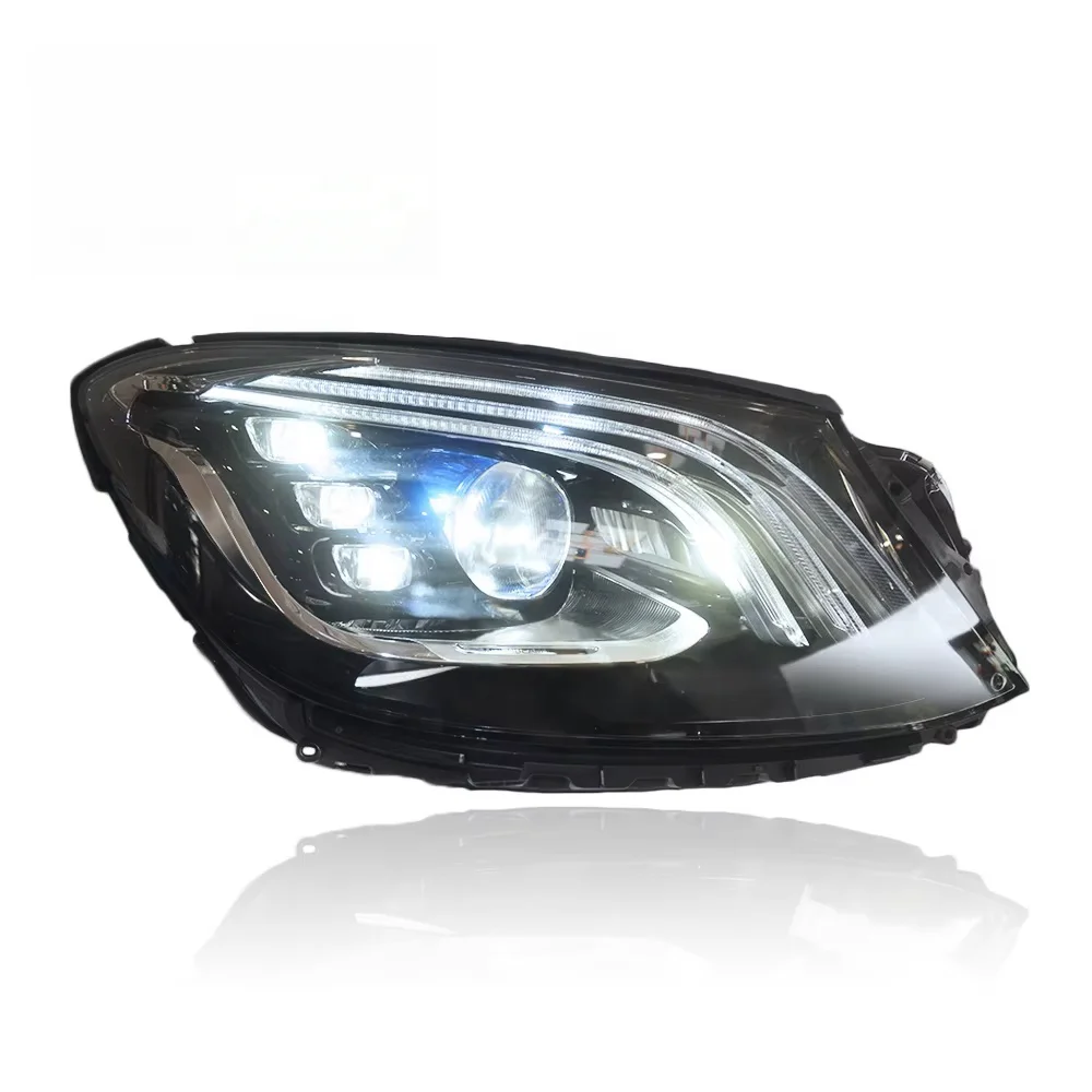 Автомобильные модернизированные светодиодные фары для S класса W222 2014-17, модифицированные до полного светодиодной фары DRL AFS, автомобильные аксессуары для Benz W222