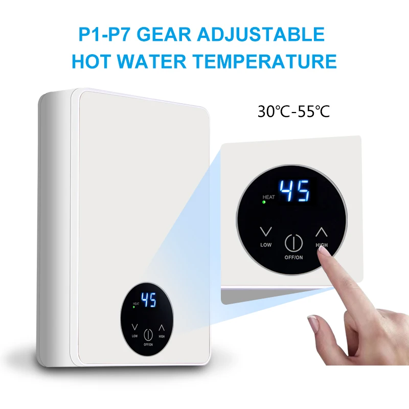 Reasonable induction competitive price electric water heater portable shower