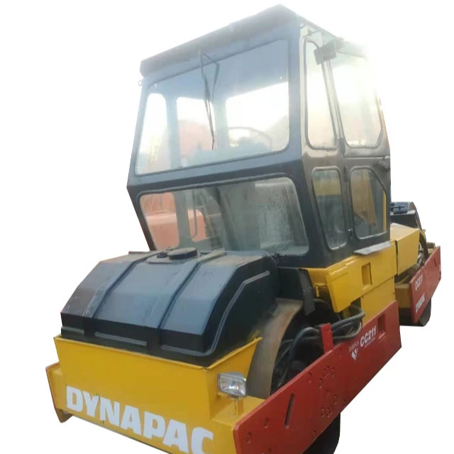 Двухбарабанный дорожный каток dynapac cc211, б/у, в хорошем состоянии, для продажи CA25 CA30 CC211 dynapac