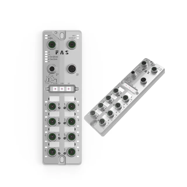 6076871  IO-Link Master System I/O module 16 DI DO PNO calssA  with  Profinet Ethercat