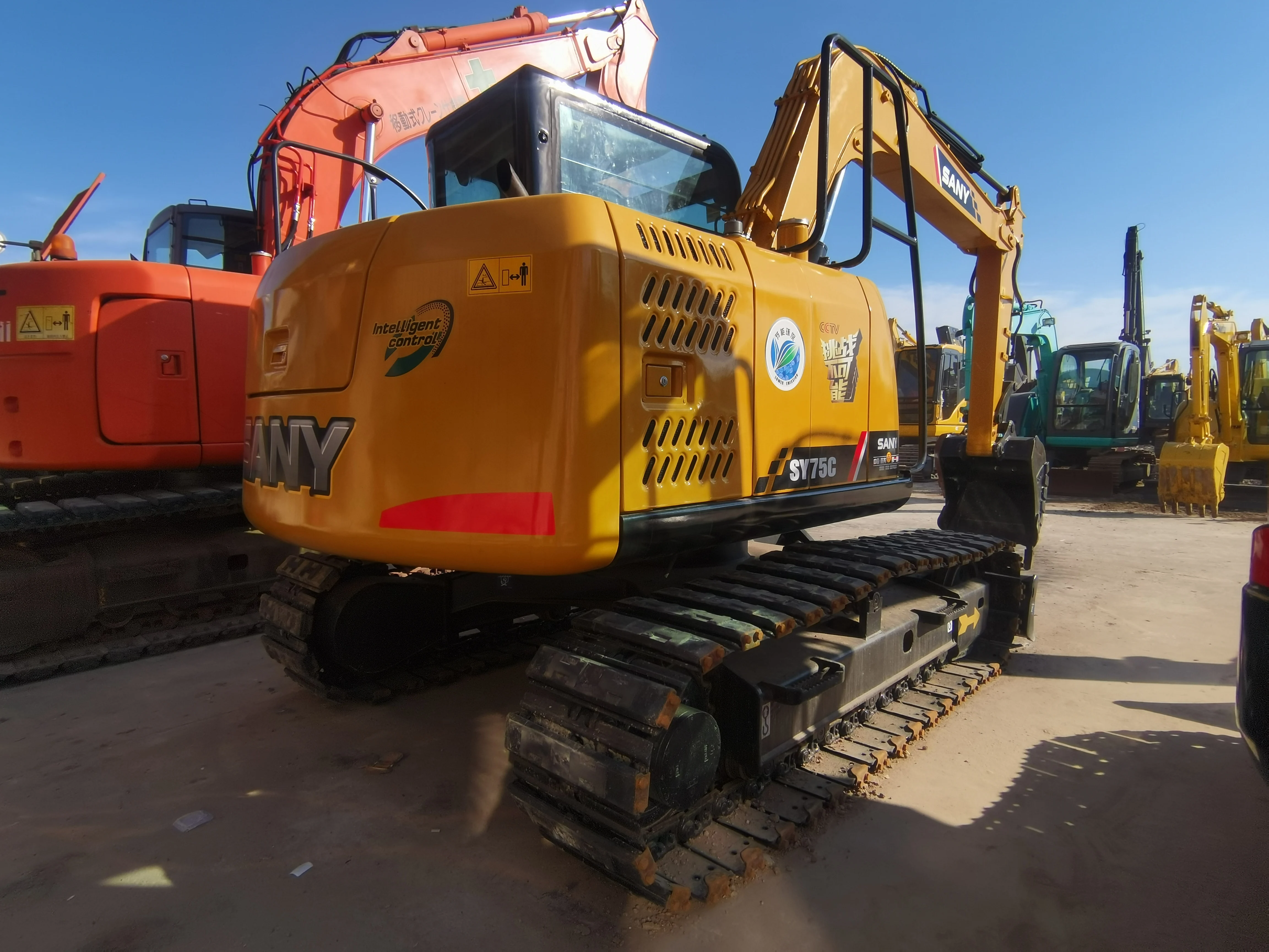 7Ton мини-экскаватор китайского бренда Sany SY75C экскаватор хорошего качества SY75C-9 SY75-9 SY75 по низкой цене распродажа