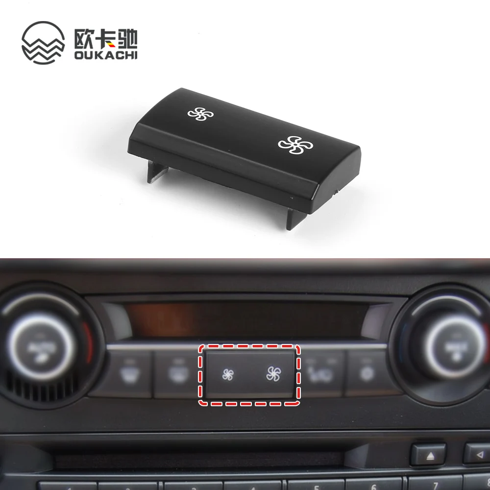 Высококачественный кнопочный переключатель скорости вентилятора кондиционера для BMW X5 X6 E70 E71