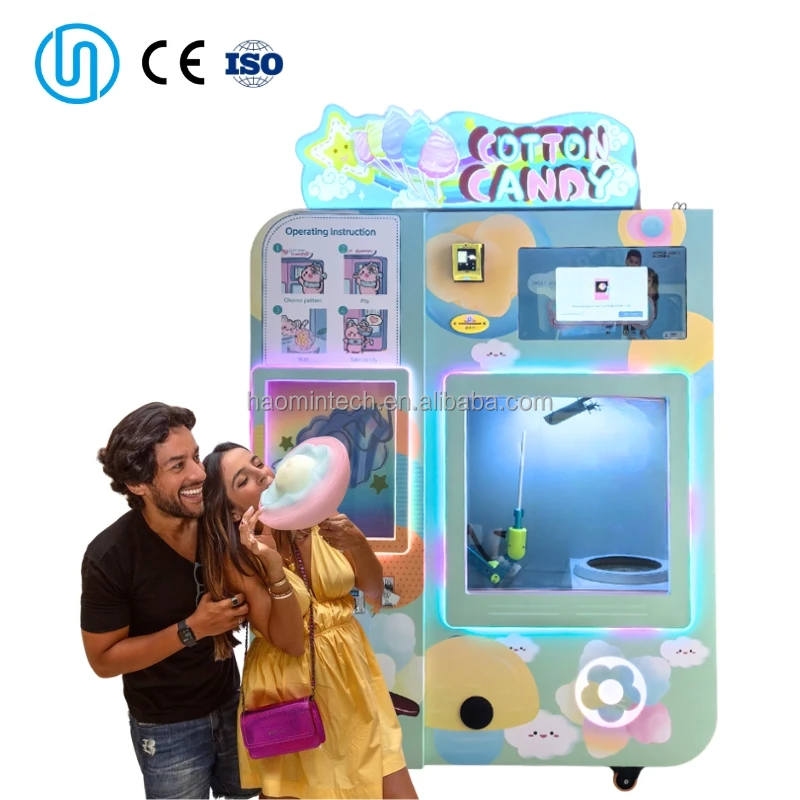 High Quality Commercial Multi-Colored Sweet Floss Sugar Cotton Candy Pack