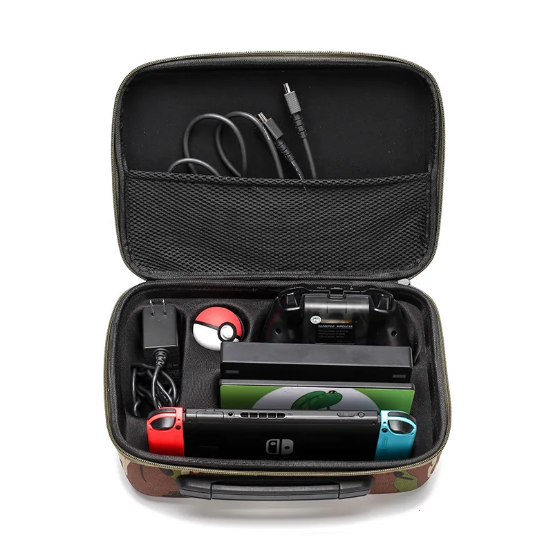 Кейс для переноски Eva лидер продаж жесткий корпус камуфляж подходит Nintendo Switch цветная коробка Индивидуальный размер