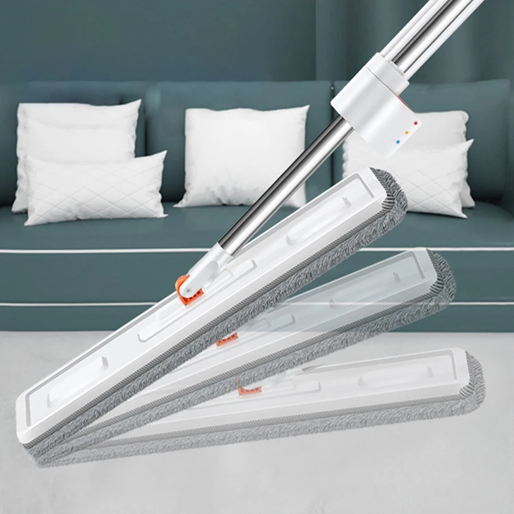 360 microfiber lazy stainless handle floor cleaning flat self mop free hand wash cleaning mop