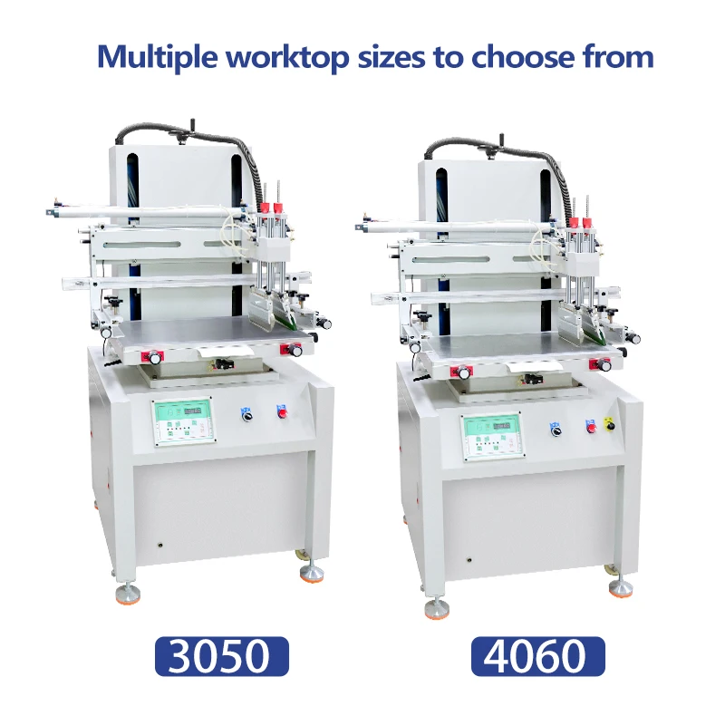 Mini 3050 Automatic Vertical Flat Screen Silk Screen Printer Easy-to-Operate PLC Vacuum Table Solder Paste Machine New Motor