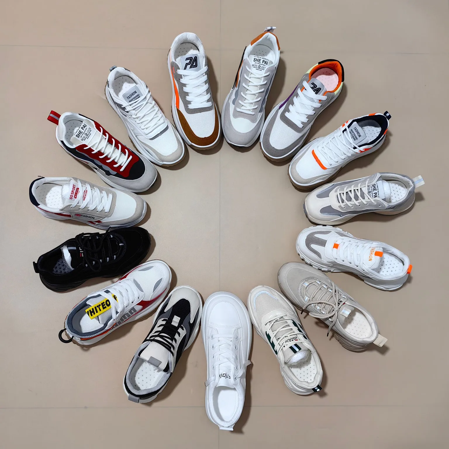 W1657 Second Hand Shoes Men Woman Sneaker Used Branded and Mixed Sport Shoes Used Shoes in Bales