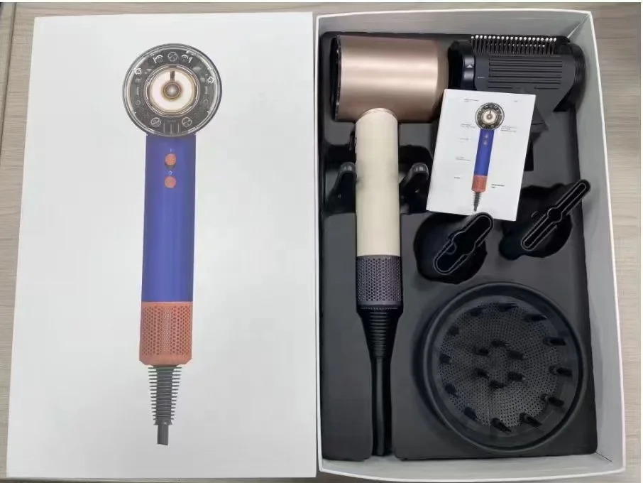 Blow Dryer Cepillo Secador Leafless Ionic Hair Dryer Professional ionic brush straightener curler dy hair son dryer air wrap