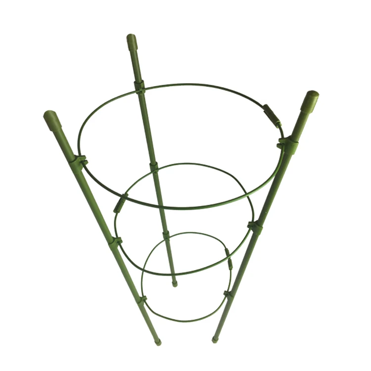Plant Support Cages, 2 Pcs Garden Plant Stake with Adjustable Rings Tomato Cages Garden Stakes for Plants Climbing Peony Support